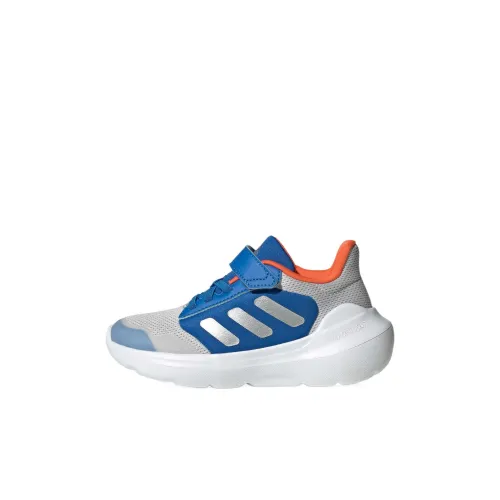 Adidas TENSAUR RUN 2,0 Устойчивый к истиранию Низкий Топ КIDS Лайфстайл Обувь Серый Металлический Серебристый Авиационный Синий Детский
