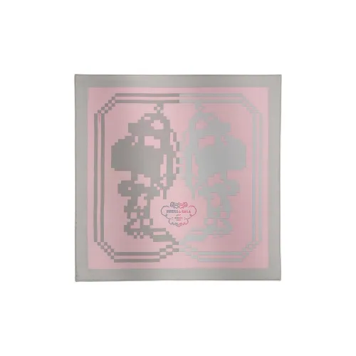 HERMES Винтаж Шелковый шелк шелковые шарфы унисекс розовый