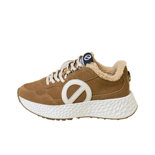NO NAME Беговые кроссовки Low Top Коричневый Женский