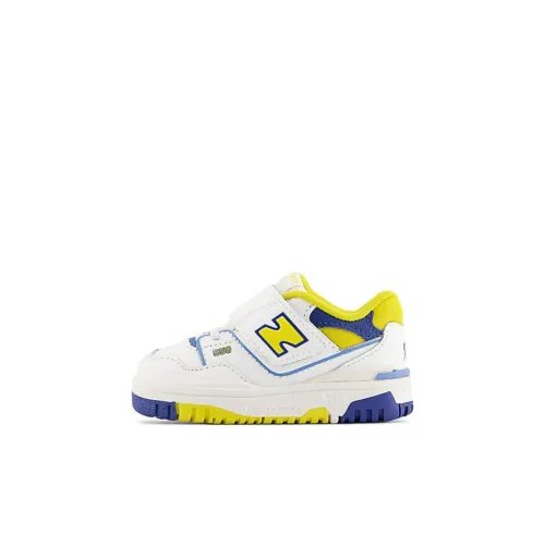 New Balance NB 550 Low Топ Детские Лайфстайл Обувь Белый Желтый Новорожденный и Малыш