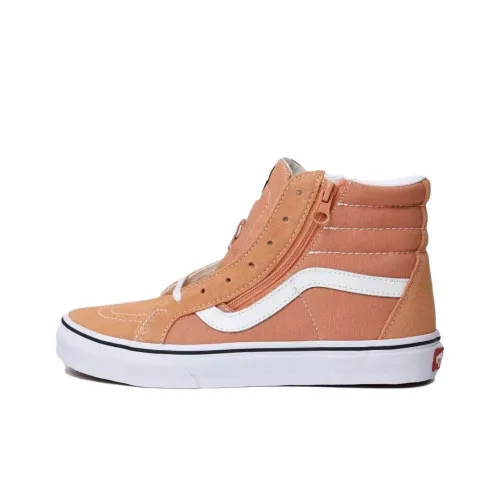 Vans Sk8 Hi Высокие Кроссовки для Скейтбординга Женские Оранжевые