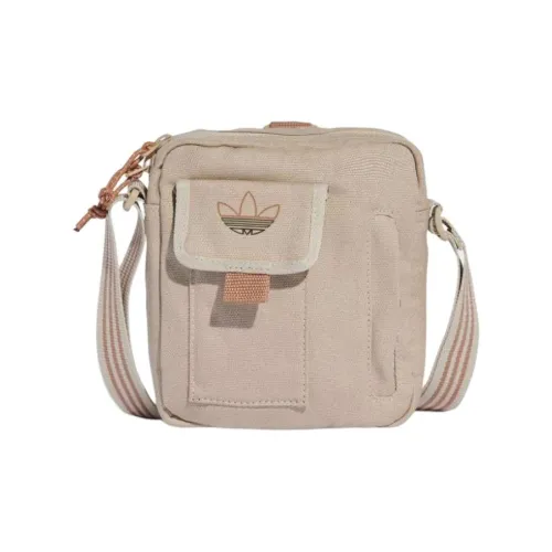 Adidas Originals Canvas Сумка через плечо Сумка на плечо Унисекс Бежевый