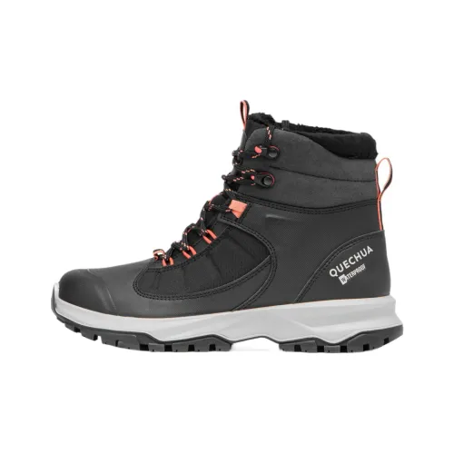 DECATHLON SH500 Термический Водонепроницаемый Slip-Resistant MID Топ Походная обувь Женская Черная