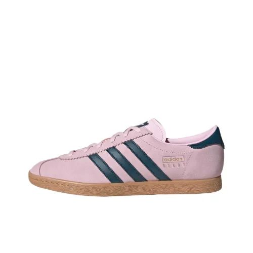 Adidas Originals Stadt Аbrasion-Resistant Низкий Топ Casual Унисекс Прозрачный Розовый