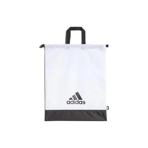 Adidas Переработанный полиэстер Сумка для обуви Хранение Мужской Белый и Черный
