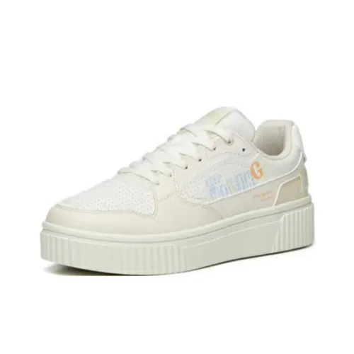 ANTA Печенье Обувь Противоскользящая Устойчивая к износу Низкий Топ Скейтбординг Кроссовки Женские Белый Черный