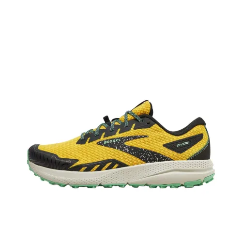 Brooks Divide 4 Беговые кроссовки Низкий Топ Желтый Мужской