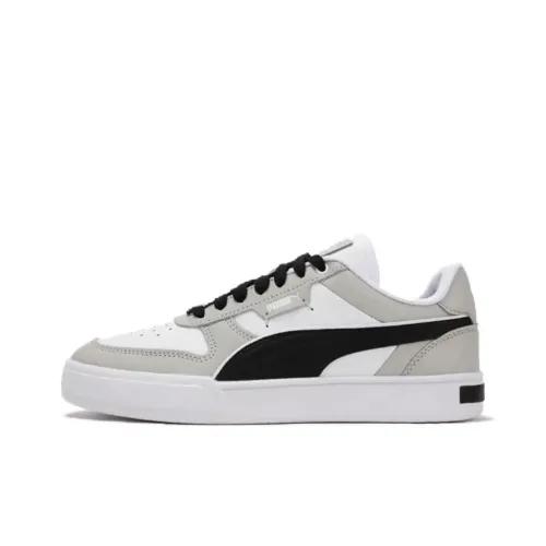 PUMA CAVEN DIME Устойчивые к истиранию низкие кроссовки для скейтбординга унисекс белые серые