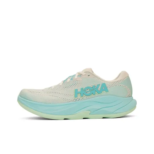 HOKA ONE ONE RINCON 4 Slip Устойчивый к истиранию Низкий Топ Тренировочные Беговые кроссовки Женские Светло-синий