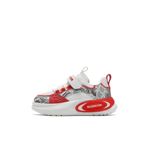 TALKING TOM Низкий Топ Детские Скейтбординги Белый Красный Малыш