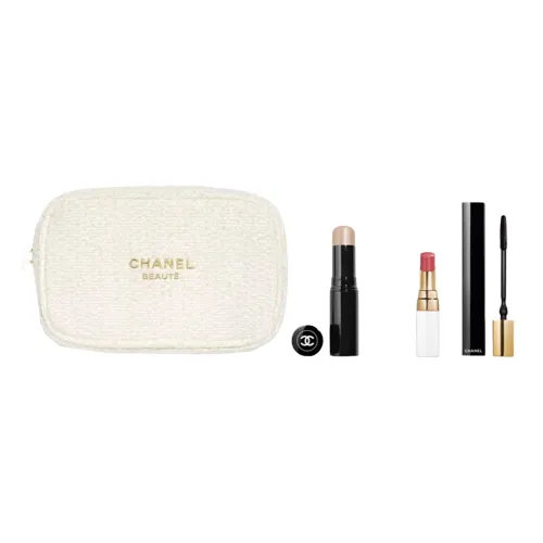 CHANEL 2024 Рождество Ограниченный Вечный Макияж LOOK Наборы косметики Легко смешивается Длинное Сохраняющий цвет Набор из четырех предметов