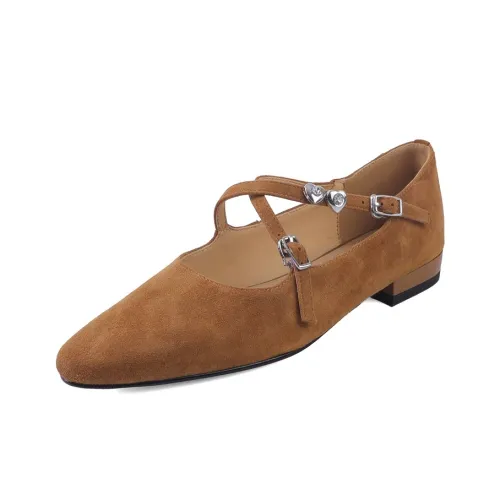 Rongcheng shoe king Женские повседневные туфли Верблюжий Женские