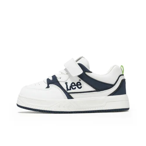 Lee Slip-resistant Abrasion-resistant Low Top Детские Скейтбординги Ecru Blue Baby