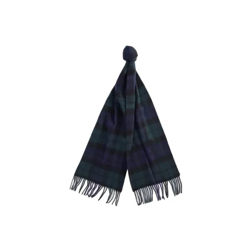 BARBOUR Кашемировые вязаные шарфы для мужчин