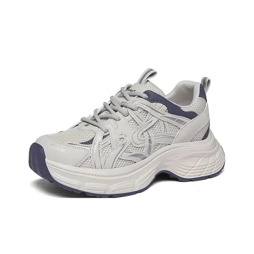 Golden Silk Rabbit Низкий топ кроссовки с толстой подошвой женские