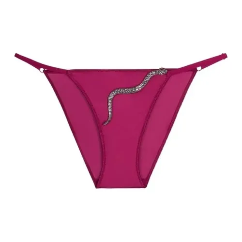 Victoria's Secret Трусики-бикини Женские 1 Пачка Бордовый