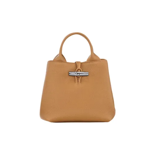 LONGCHAMP Le Roseau Сумка через плечо из коровьей кожи маленькая сумка женская цвет ореховый