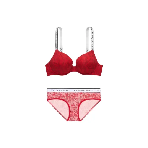 Victoria's Secret Комплект нижнего белья для женщин красный