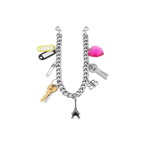 Balenciaga Металл Латунь Пластик Брелоки Женские Серебряный