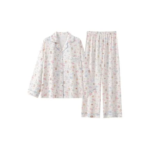 ЮЙЧЖАОЛИНЬ Pajama Комплект Женский Абрикосовый