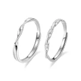 Кольцо без рисунка, украшенное стразами, стиль для подруг