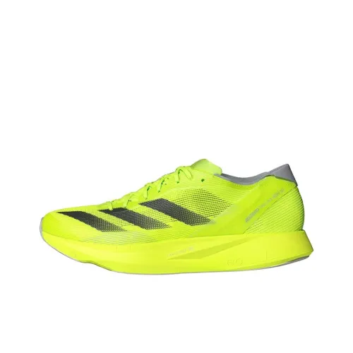 Adidas Adizero Takumi Sen 10 Устойчивый к истиранию Низкий Топ Марафон Беговые кроссовки Мужской Желтый