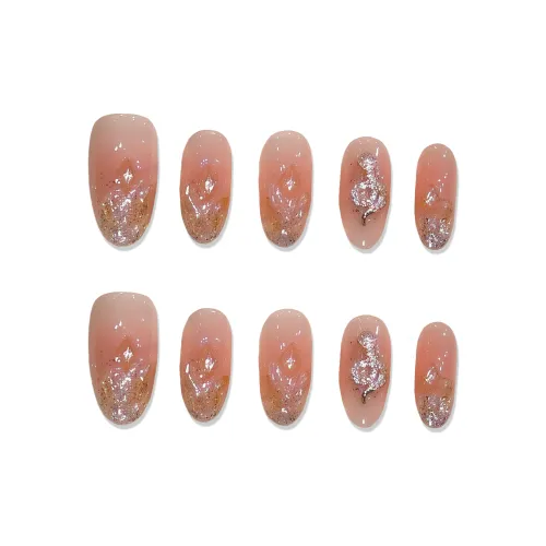 XIAMEIYU Роскошь Осветляющий Румяна Для Года Змеи False Nail Овал 20 мм