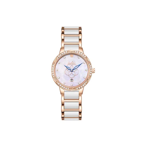 Lushika Кварцевый, Автоматический Механический Movement Женские Часы 31 мм, Жемчужная Раковина, Цвет