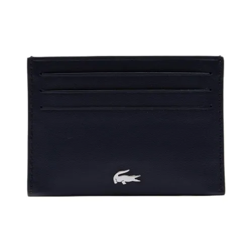 LACOSTE Collaboration Телячья кожа Держатель для карт Держатель для карт Мужской Угольный черный