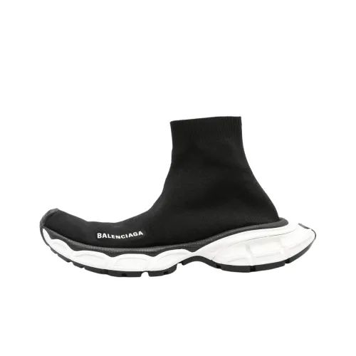 Balenciaga 3XL Speed High Топ Повседневная обувь Мужская Черная