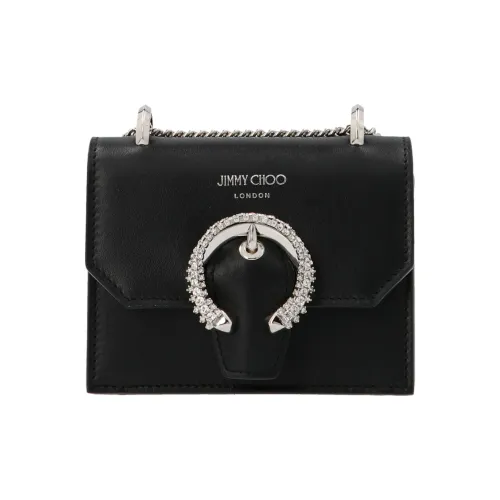 Jimmy Choo Сумка через плечо из телячьей кожи женская черная