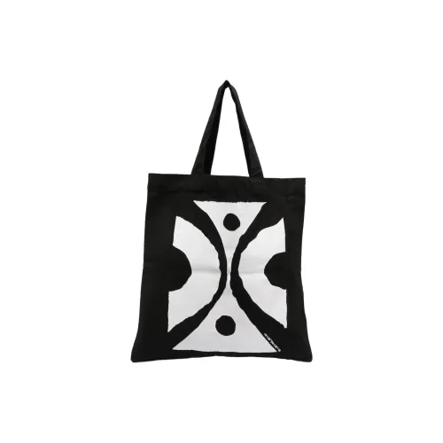 10 CORSO COMO Хлопок Тоут Сумка Сумка для покупок Сумка Обычный Женские Черный Белый