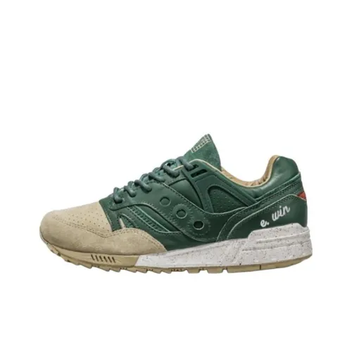 Saucony Slip-resistant Abrasion-resistant Low Top Casual Running Shoes Men's Green Brown Сaucony Противоскользящие Устойчивые к истиранию Низкий Топ Повседневные Беговые Кроссовки Мужские Зеленый Коричневый