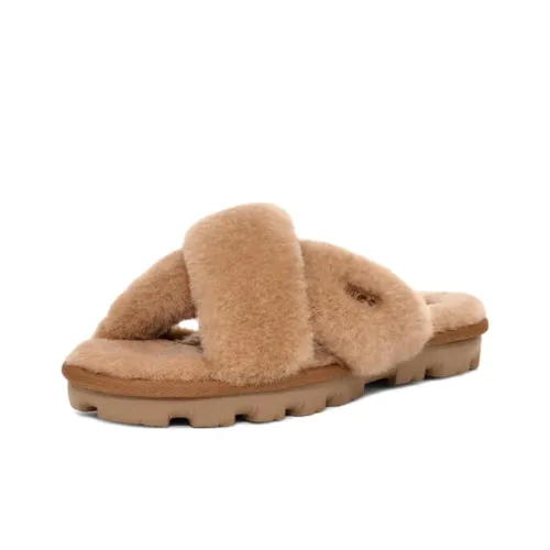 UGG противоскользящие шлепанцы женские коричневые