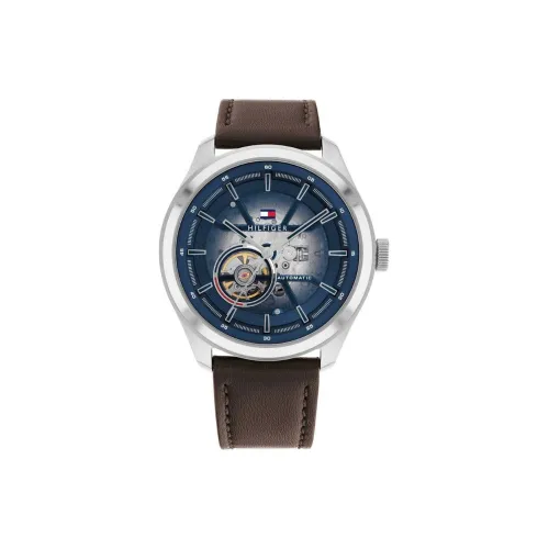Tommy Hilfiger Автоматический Механический Механизм Мужские Часы 45 мм Синий