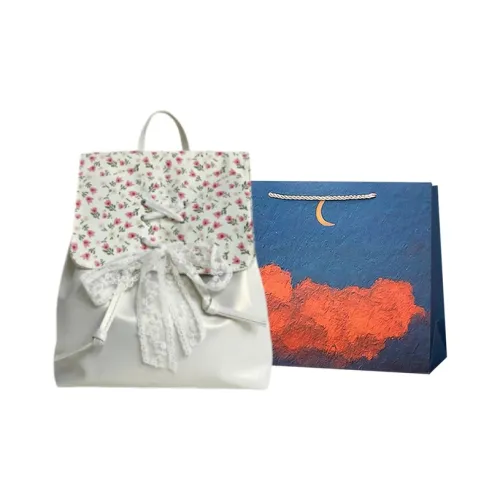 Elsvet ПУ (полиуретан) Рюкзак Стандартный Женский Белый