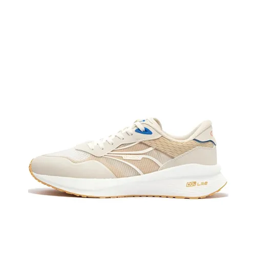 361° Противоскользящие Низкие Беговые Кроссовки Мужские Белые Оранжевые