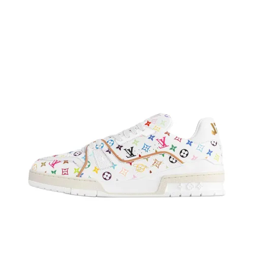 Takashi Murakami x LOUIS VUITTON Trainer Low Скейтборд Кроссовки Унисекс Белый