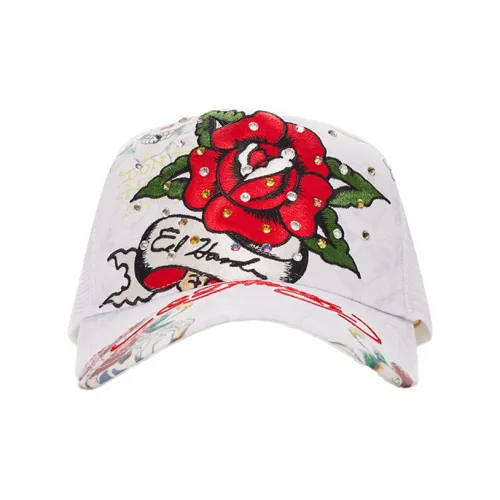 Ed Hardy Полиэстер Кепки Унисекс Белый