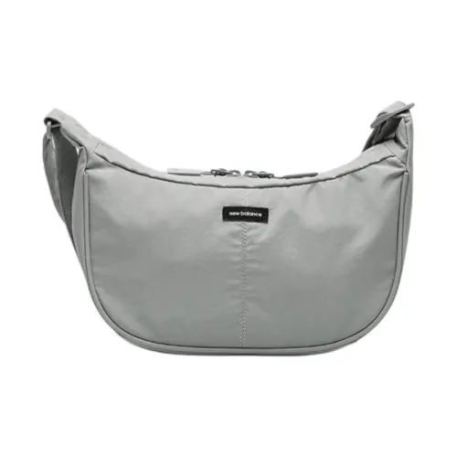 New Balance Нейлоновая сумка-хобо сумка через плечо маленькая унисекс серый
