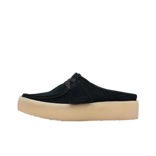 Clarks Wallabee Домашние тапочки Женские Черные