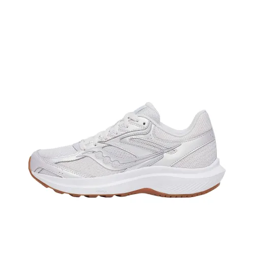Saucony Slip-resistant Abrasion-resistant Low Top Casual Training Running Shoes Women's Gray Сaucony Противоскользящий Устойчивый к истиранию Низкий Топ Повседневные Тренировочные Беговые Кроссовки Женские Серый