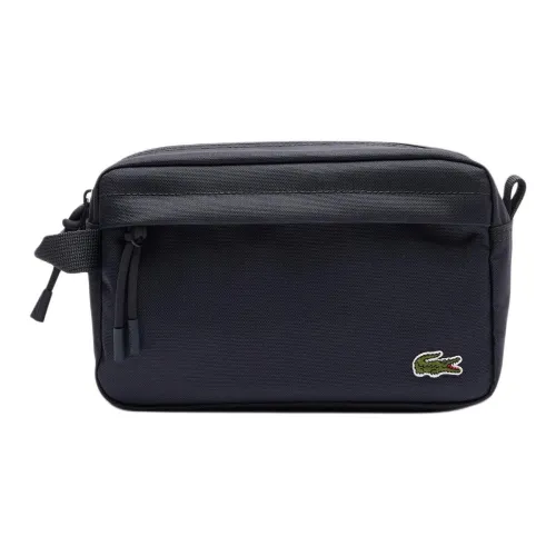 LACOSTE Полиэстер Туалетная сумка Унисекс Синяя
