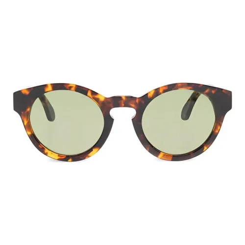 Golden Goose Ацетат Круглые Солнцезащитные очки Женские Коричневый