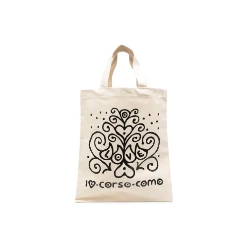 10 CORSO COMO Холст Тоут Сумка Сумка для покупок Сумка Женская Белая