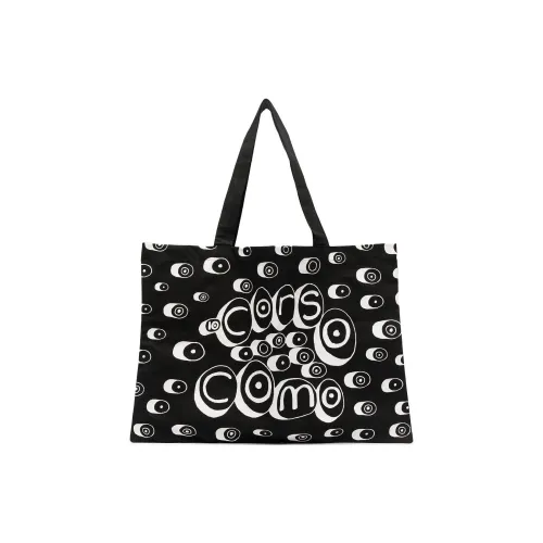 10 CORSO COMO Холст Плечевая сумка Женская Черная