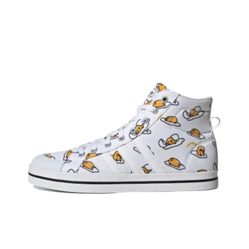 DANHUANGGE x ADIDAS NEO Bravada MID Slip-Resistant MID Skateboard Shoes Unisex Milk White