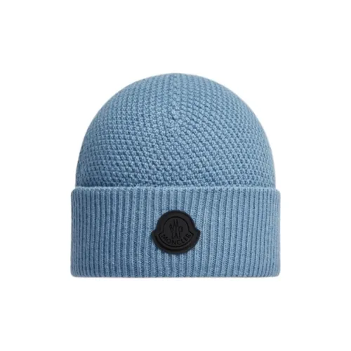 Moncler Шерстяные Шапки Мужской Синий