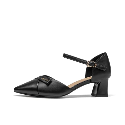 Spider King Грубый каблук Сандалии 4,7 см Женские