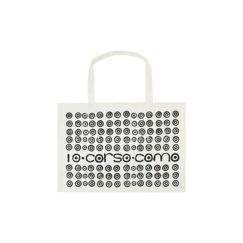 10 CORSO COMO Хлопок Тоут Сумка Сумка для покупок Сумка Унисекс Белый